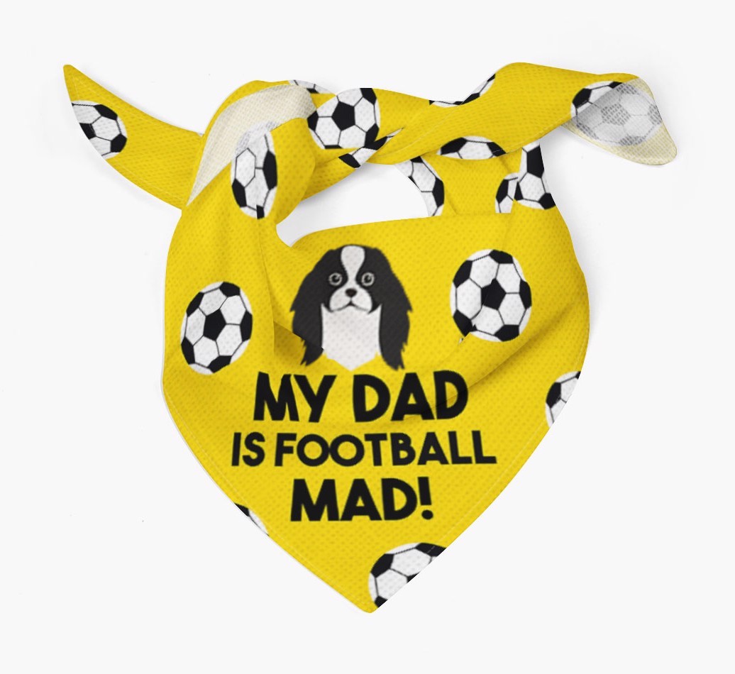 My Dad Is Football Mad : Bandana with {breedFullName} Icon