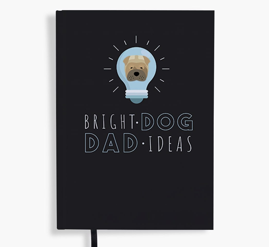 Bright Dog Dad Ideas: Personalised {breedFullName} Notebook