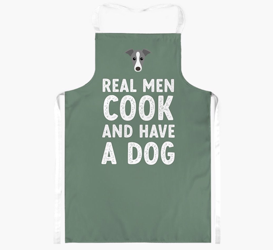 Real Men Cook and Have a Dog: Personalised {breedFullName} Apron