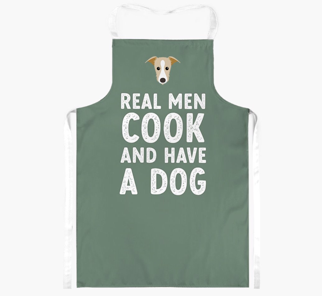 Real Men Cook and Have a Dog: Personalised {breedFullName} Apron