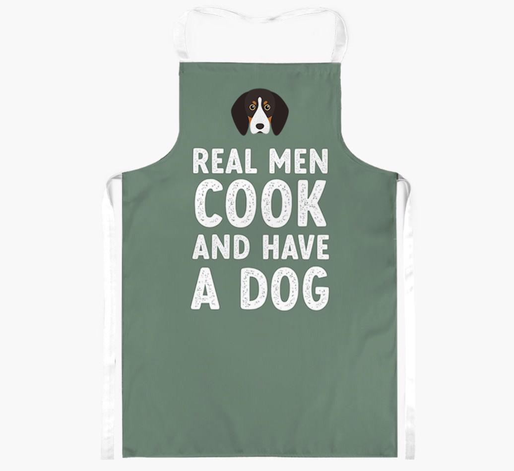 Real Men Cook and Have a Dog: Personalized {breedFullName} Apron