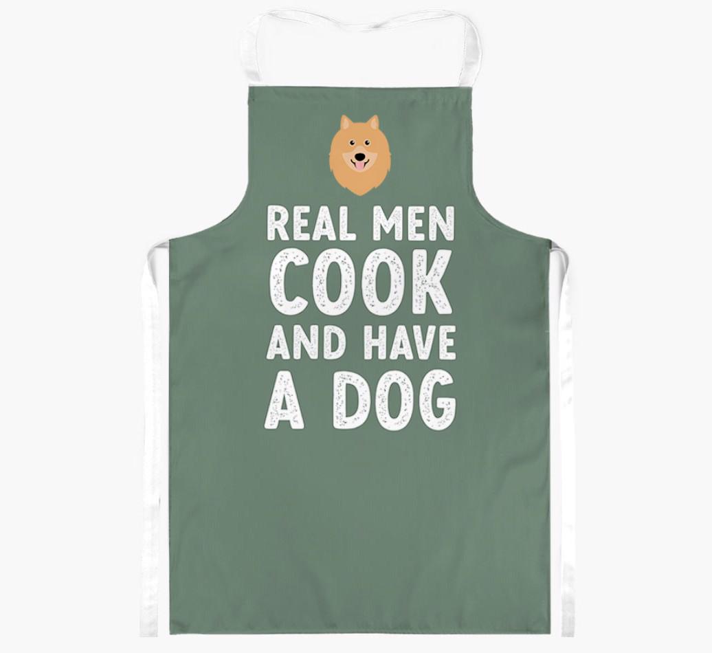 Real Men Cook and Have a Dog: Personalized {breedFullName} Apron