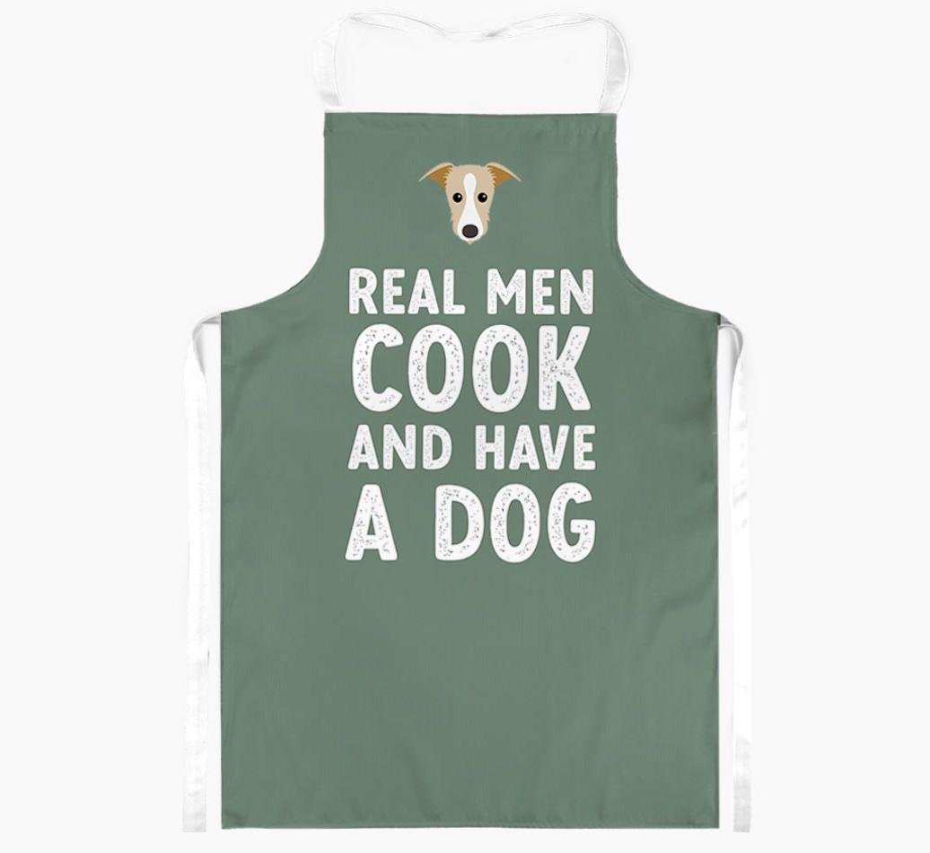 Real Men Cook and Have a Dog: Personalized {breedFullName} Apron