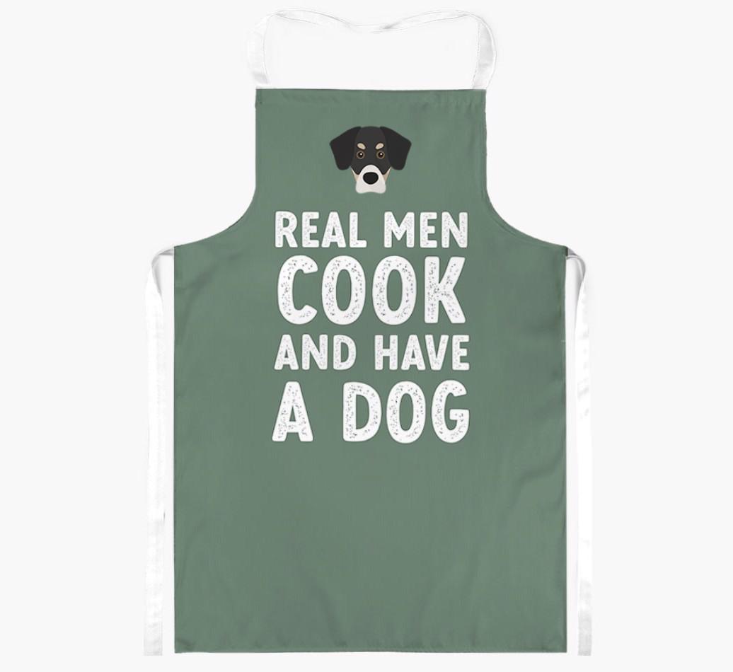 Real Men Cook and Have a Dog: Personalized {breedFullName} Apron
