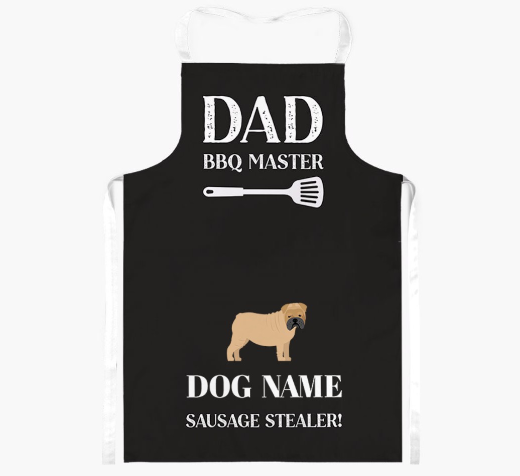 Master of the Barbecue: Personalized {breedFullName} Apron