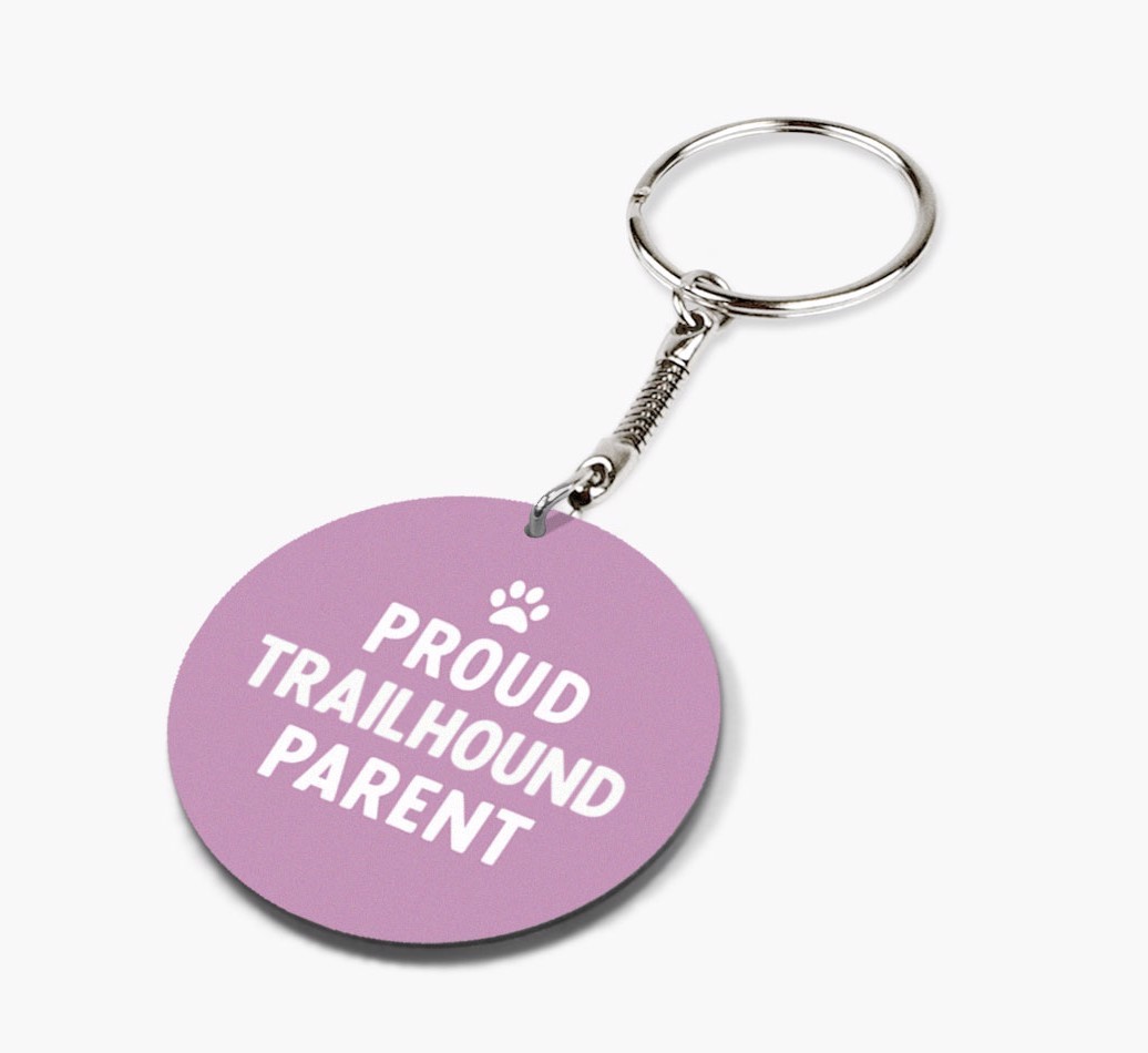 Proud Parent: Personalized {breedFullName} Double-Sided keychain