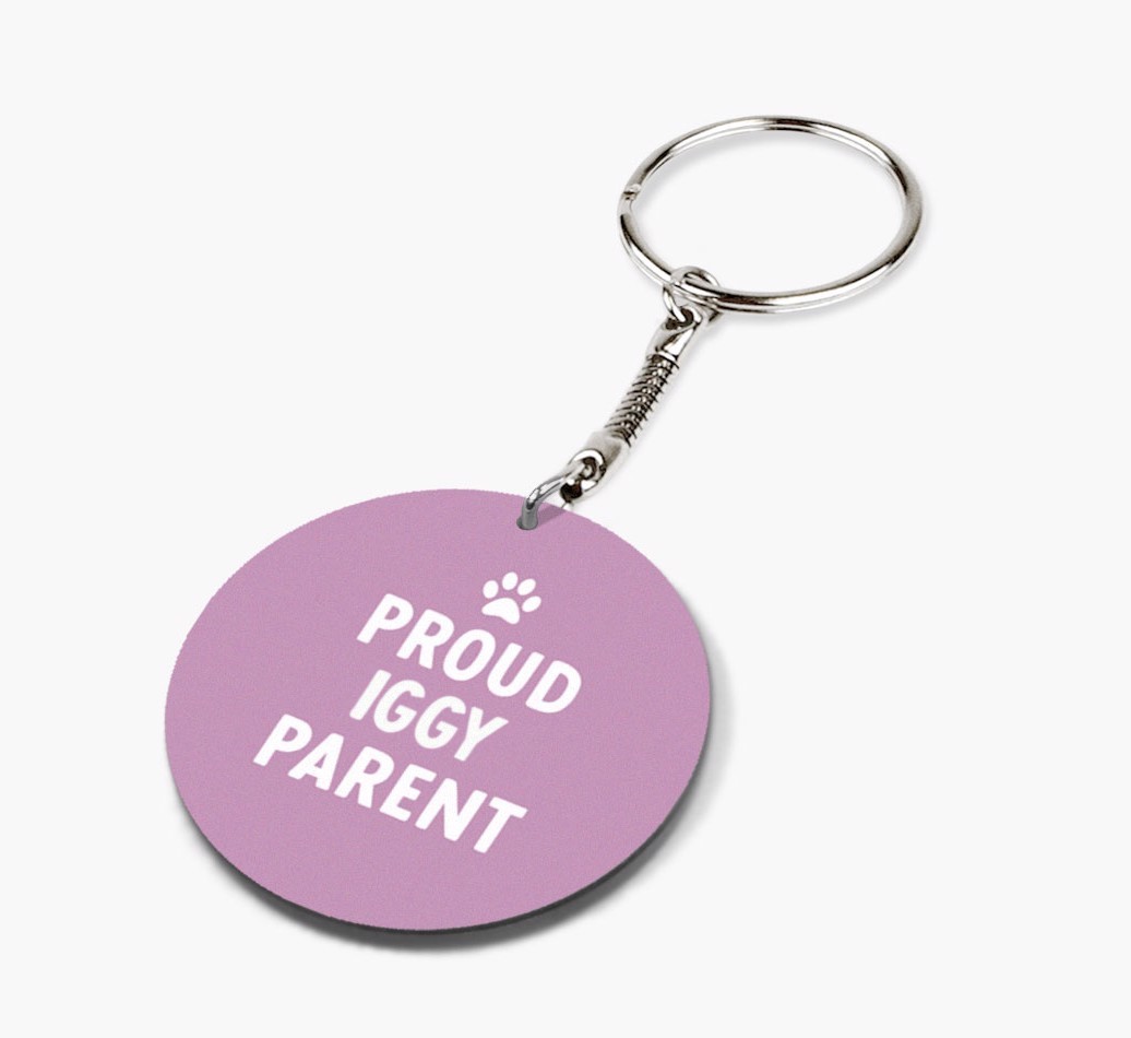 Proud Parent: Personalized {breedFullName} Double-Sided keychain