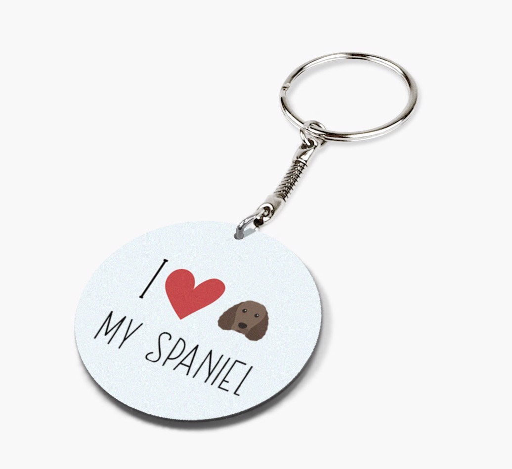 I Love My: Personalized Double-sided {breedFullName} keychain