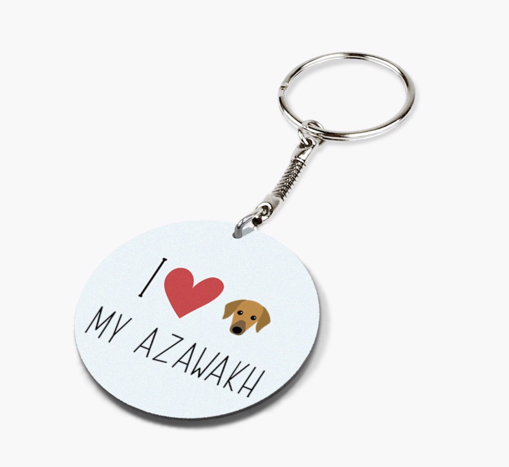 Personalized Azawakh Keychains
