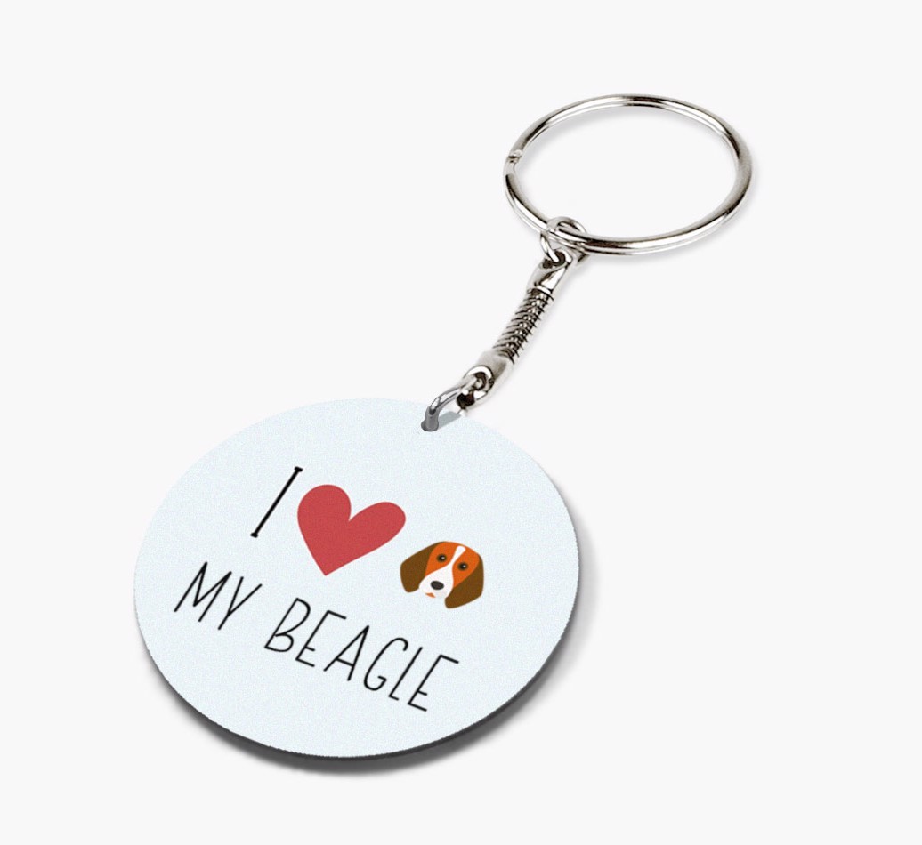 Personalized Beagle Keychains