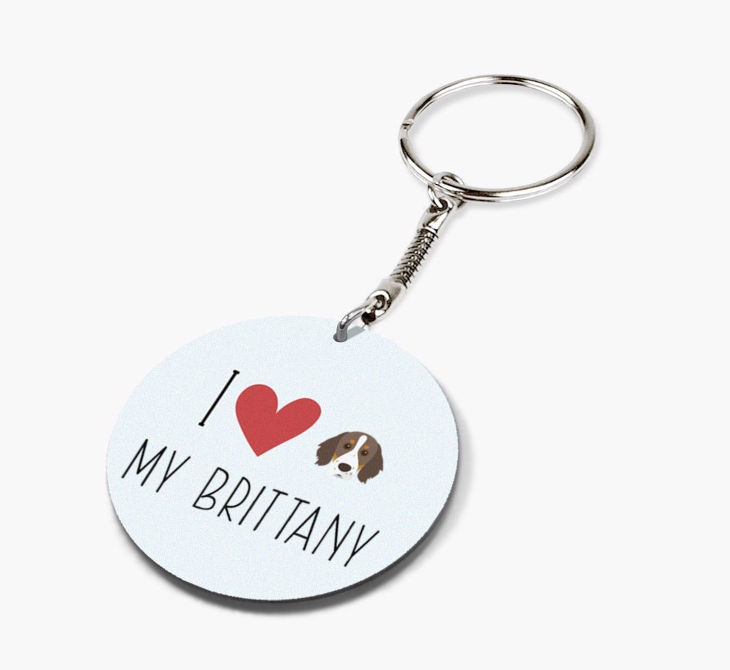 Personalized Brittany Keychains