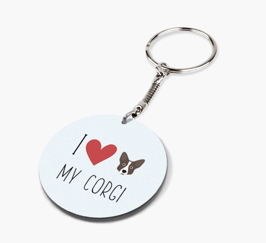 Personalized Cardigan Welsh Corgi Keychains
