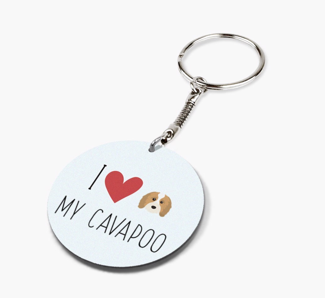 Personalized Cavapoo Keychains