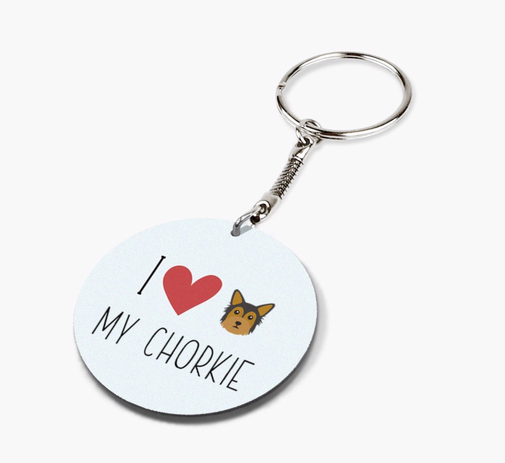 Personalized Chorkie Keychains