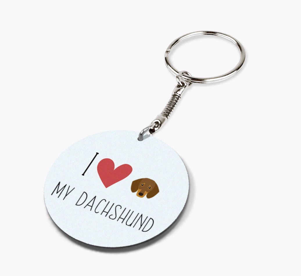 Personalized Dachshund Keychains