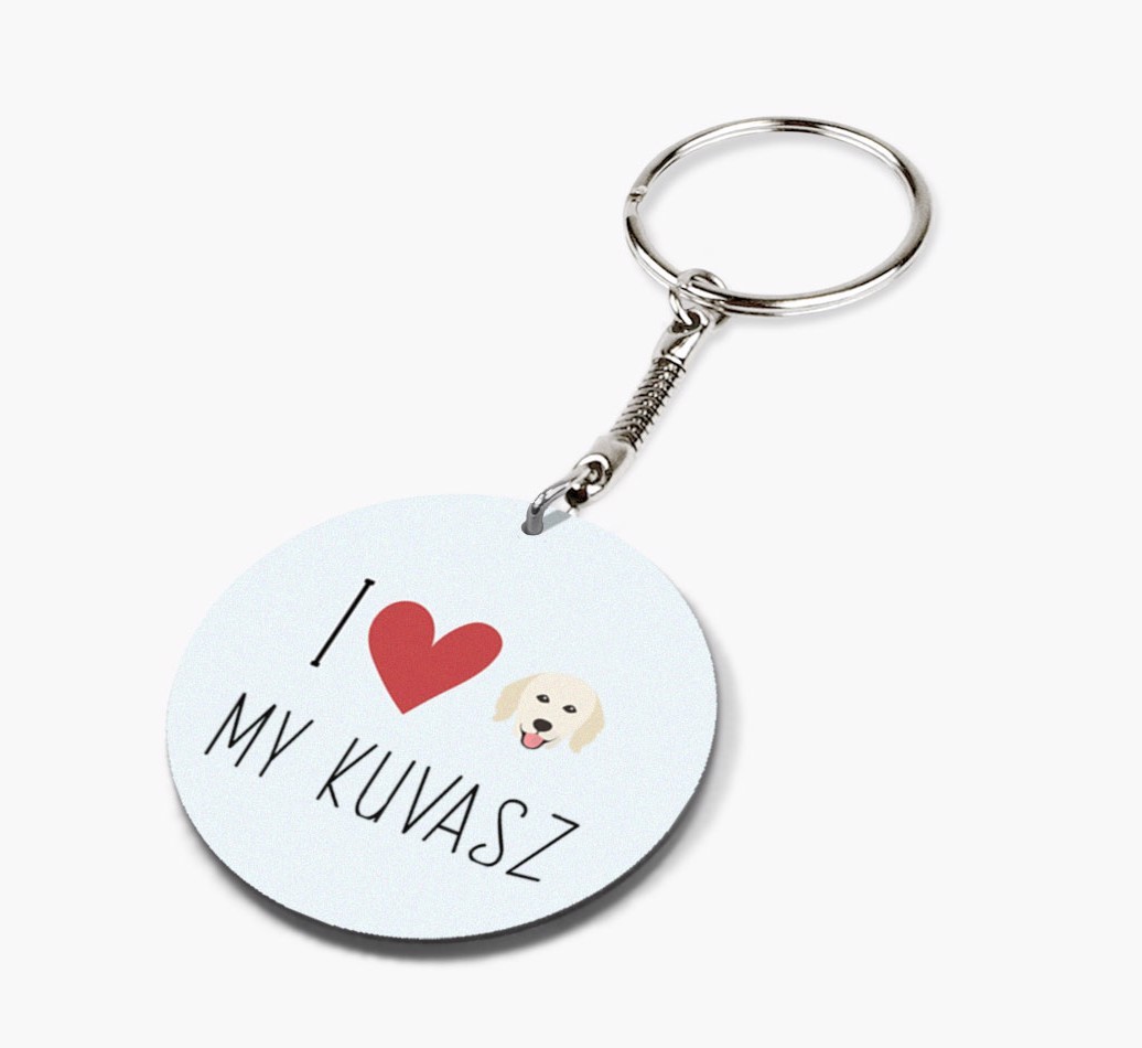 Personalized Hungarian Kuvasz Keychains