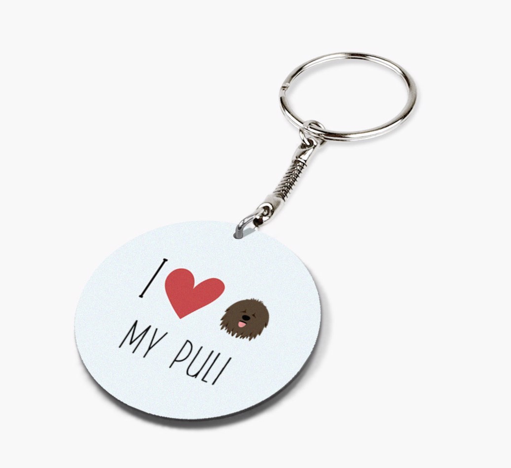 Personalized Hungarian Puli Keychains