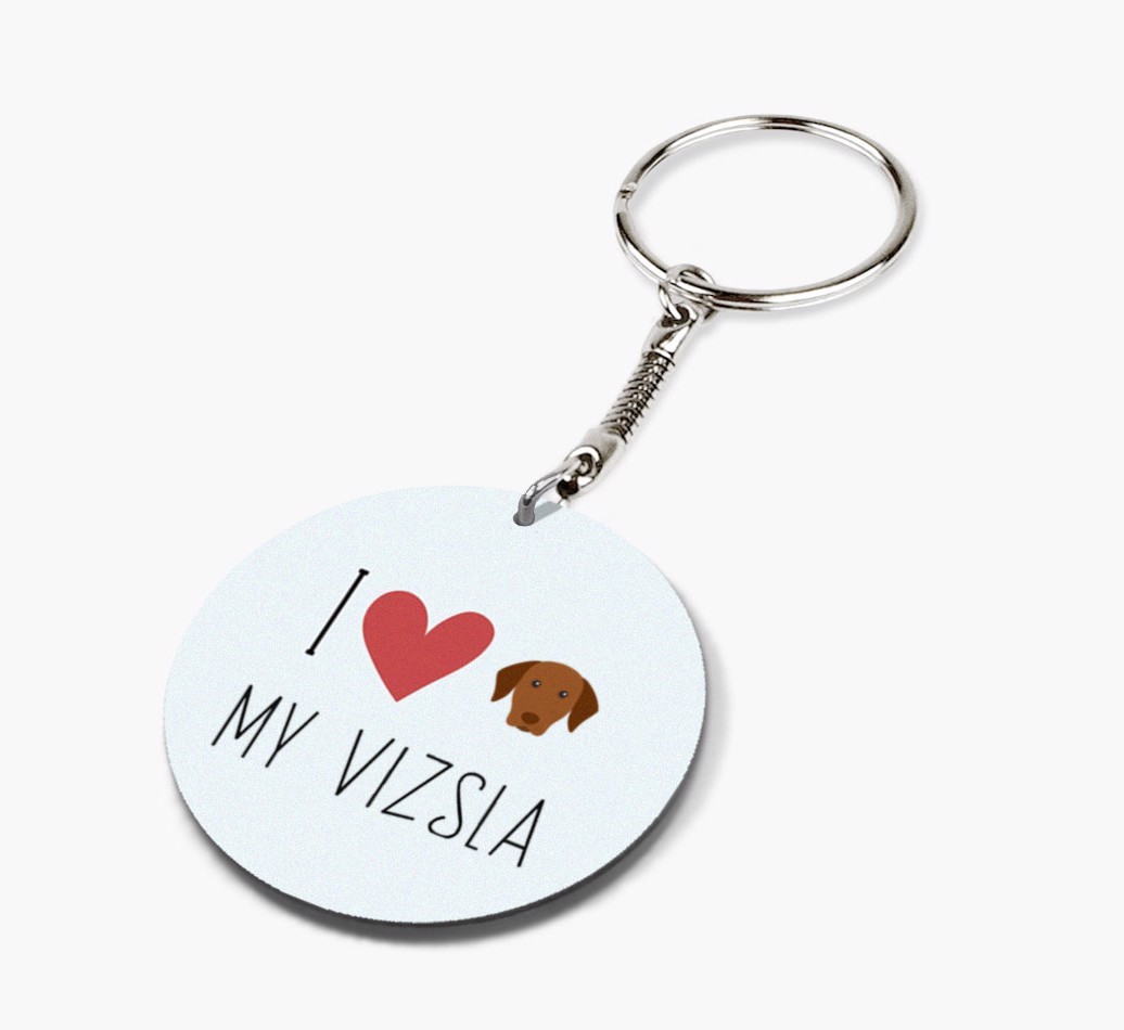 Personalized Hungarian Vizsla Keychains