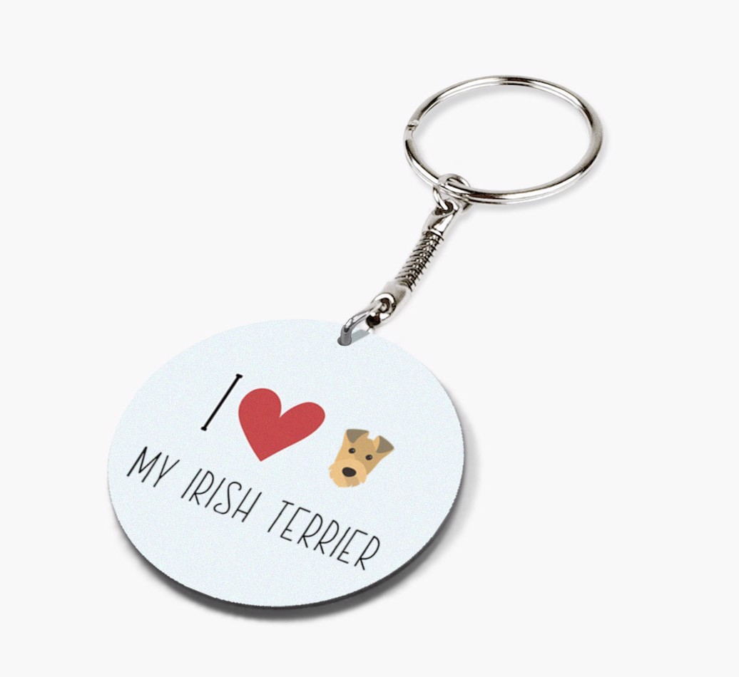 Personalized Irish Terrier Keychains
