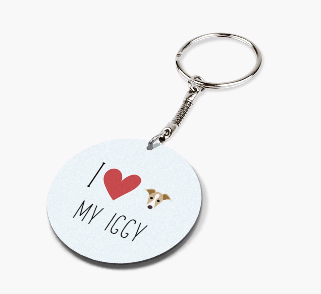 Personalized Italian Greyhound Keychains