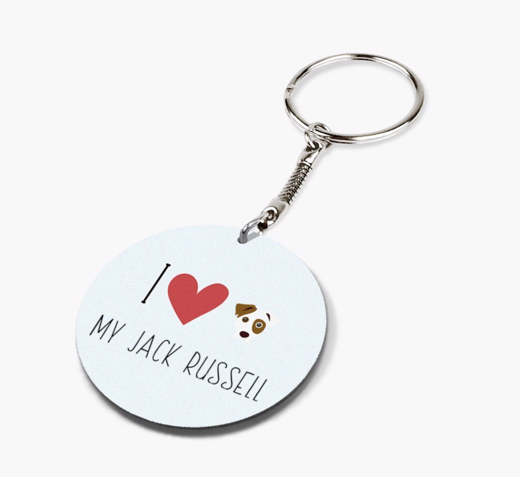 Personalized Jack Russell Terrier Keychains