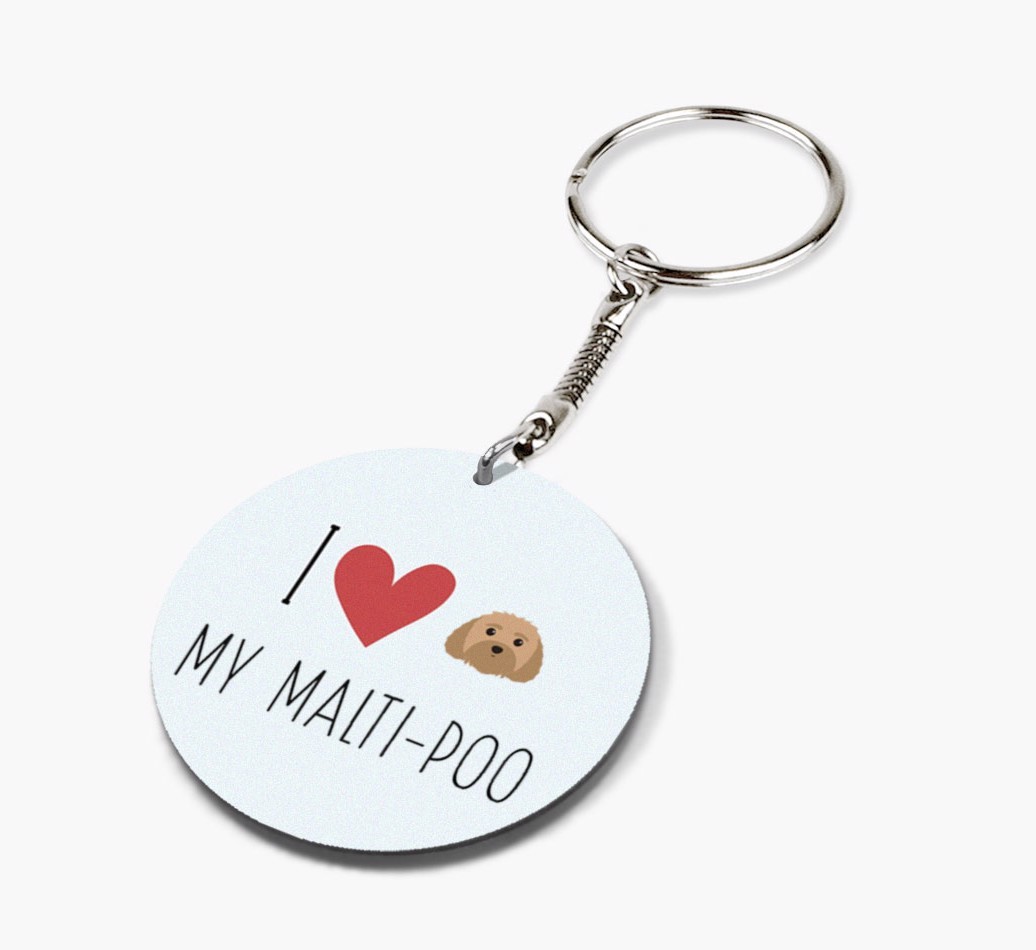 Personalized Malti-Poo Keychains