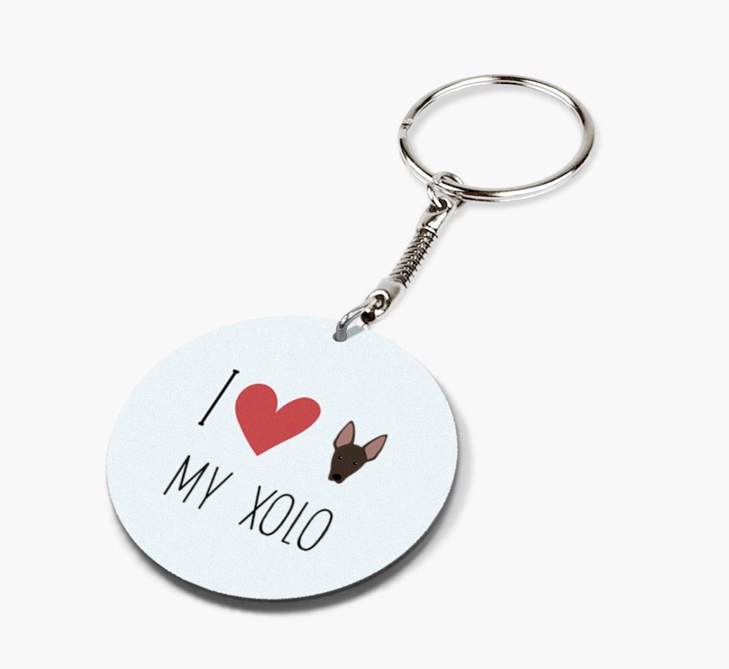 Personalized Mexican Hairless Keychains
