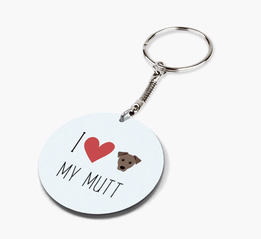 Personalized Mixed Breed Keychains