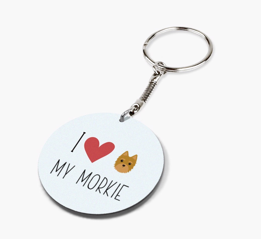 Personalized Morkie Keychains