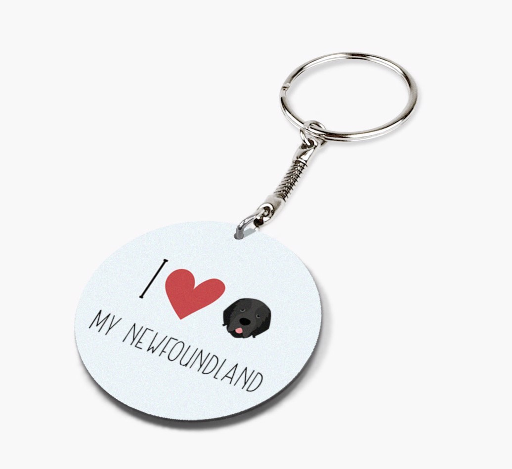 Personalized Newfoundland Keychains