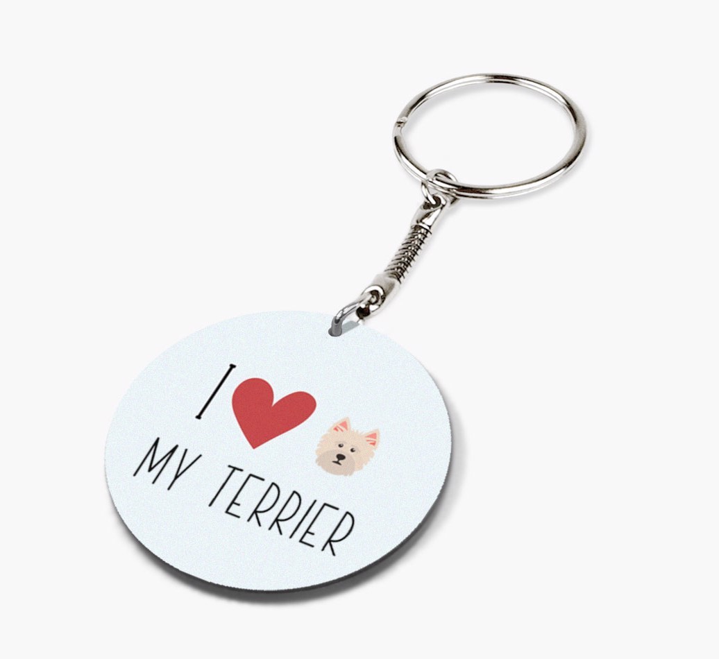 Personalized Norwich Terrier Keychains