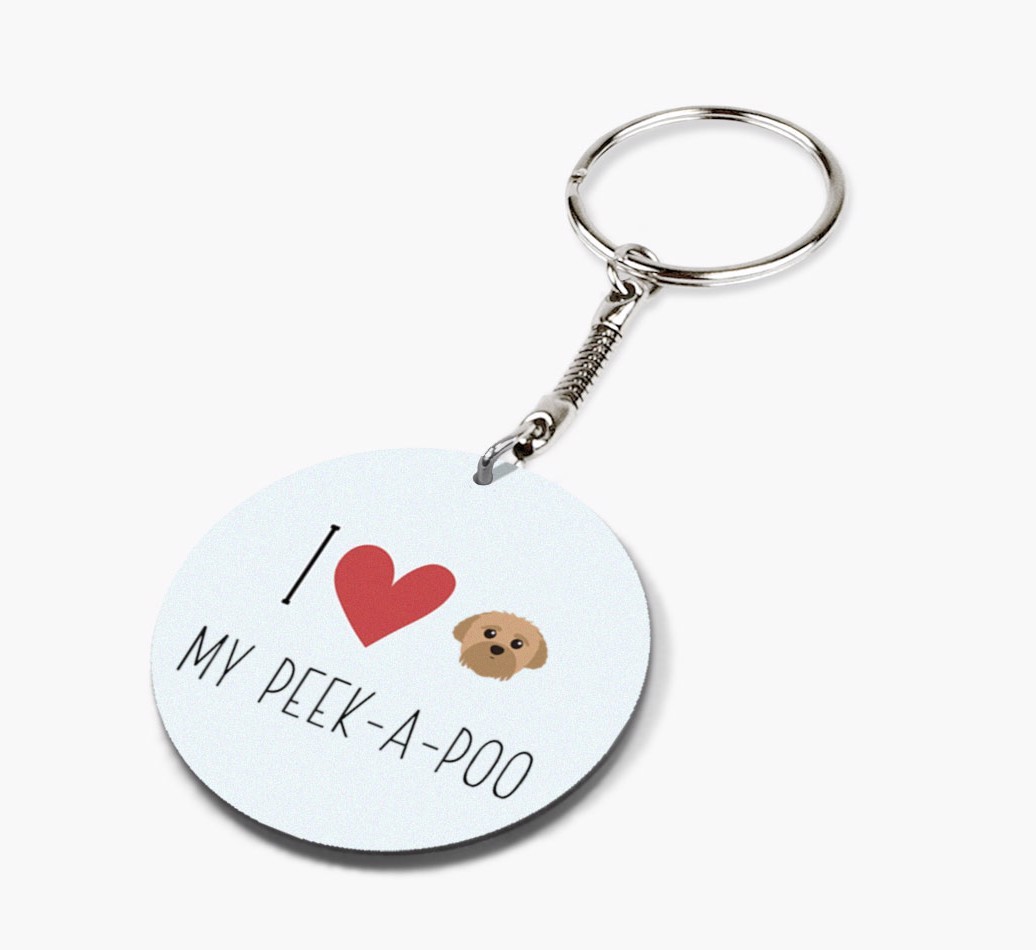 Personalized Peek-a-poo Keychains