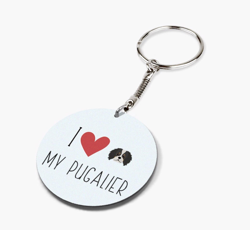 Personalized Pugalier Keychains