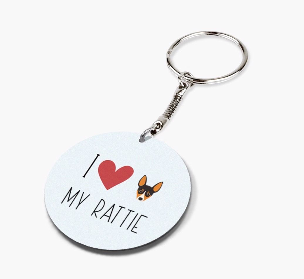 Personalized Rat Terrier Keychains