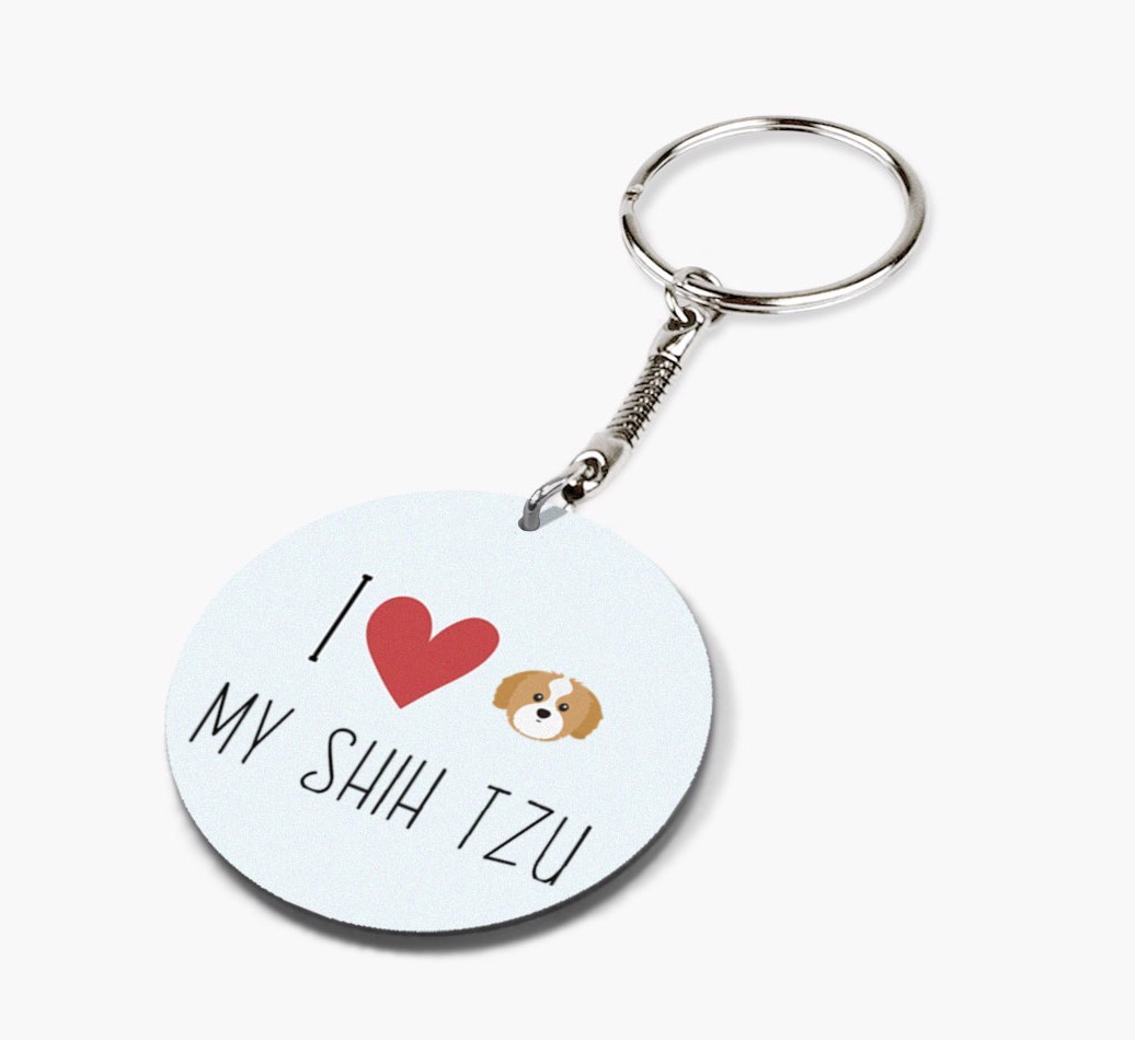 Personalized Shih Tzu Keychains