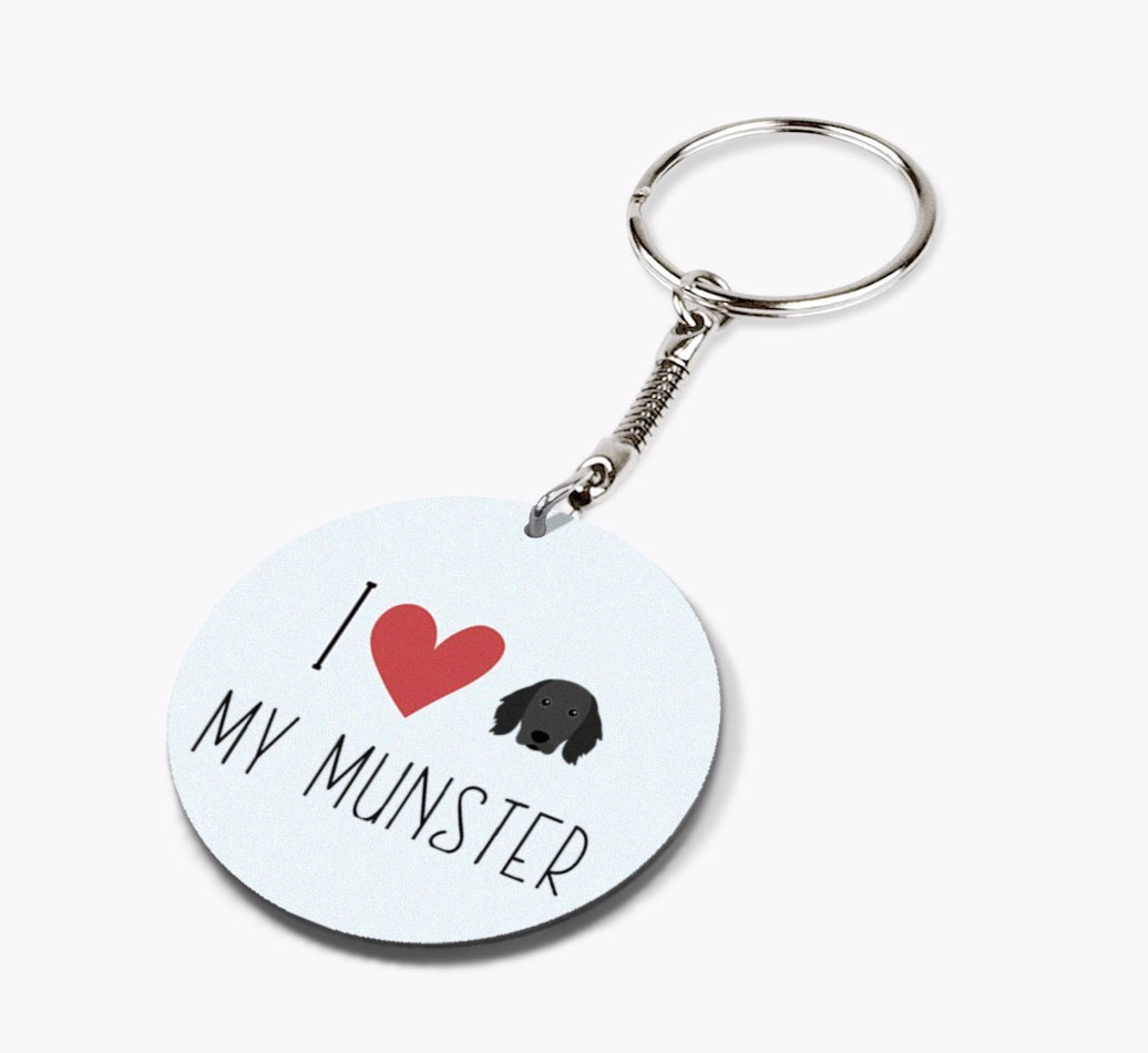 Personalized Small Munsterlander Keychains
