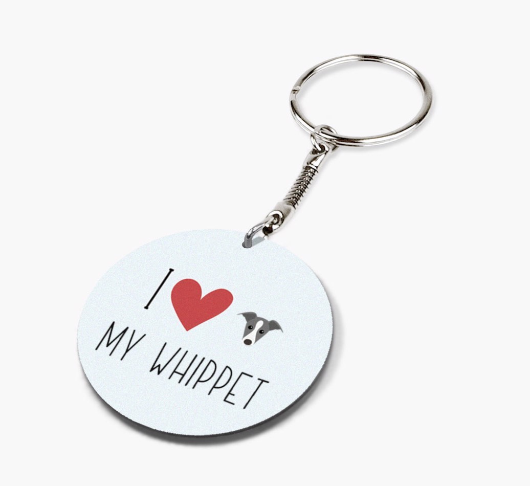 Personalized Whippet Keychains