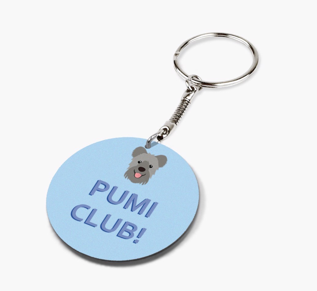{breedShortName} Club: Personalised Double-sided Keyring