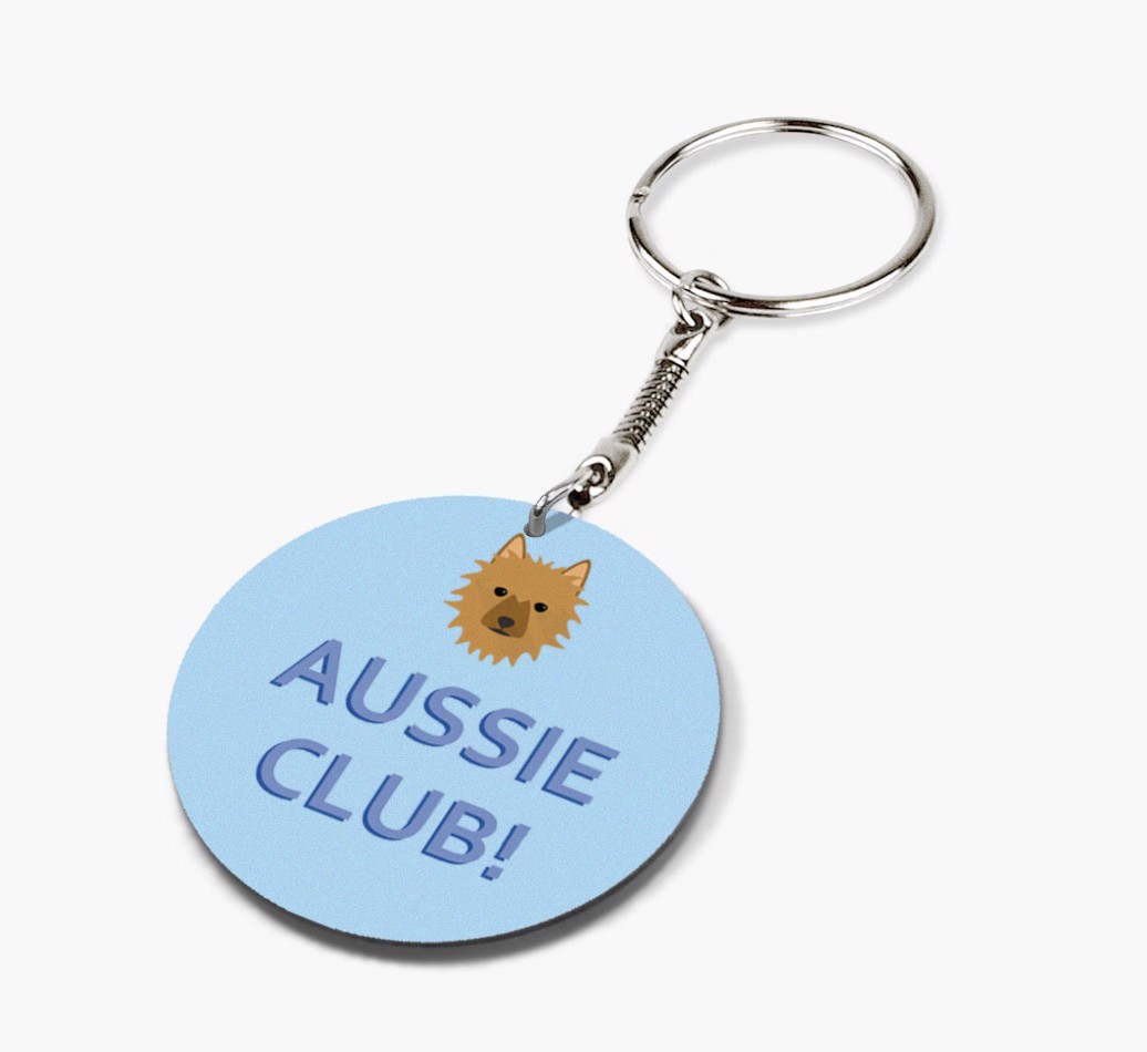 {breedShortName} Club: Personalized Double-sided keychain