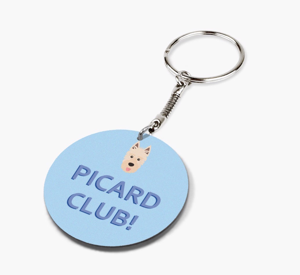 {breedShortName} Club: Personalized Double-sided keychain