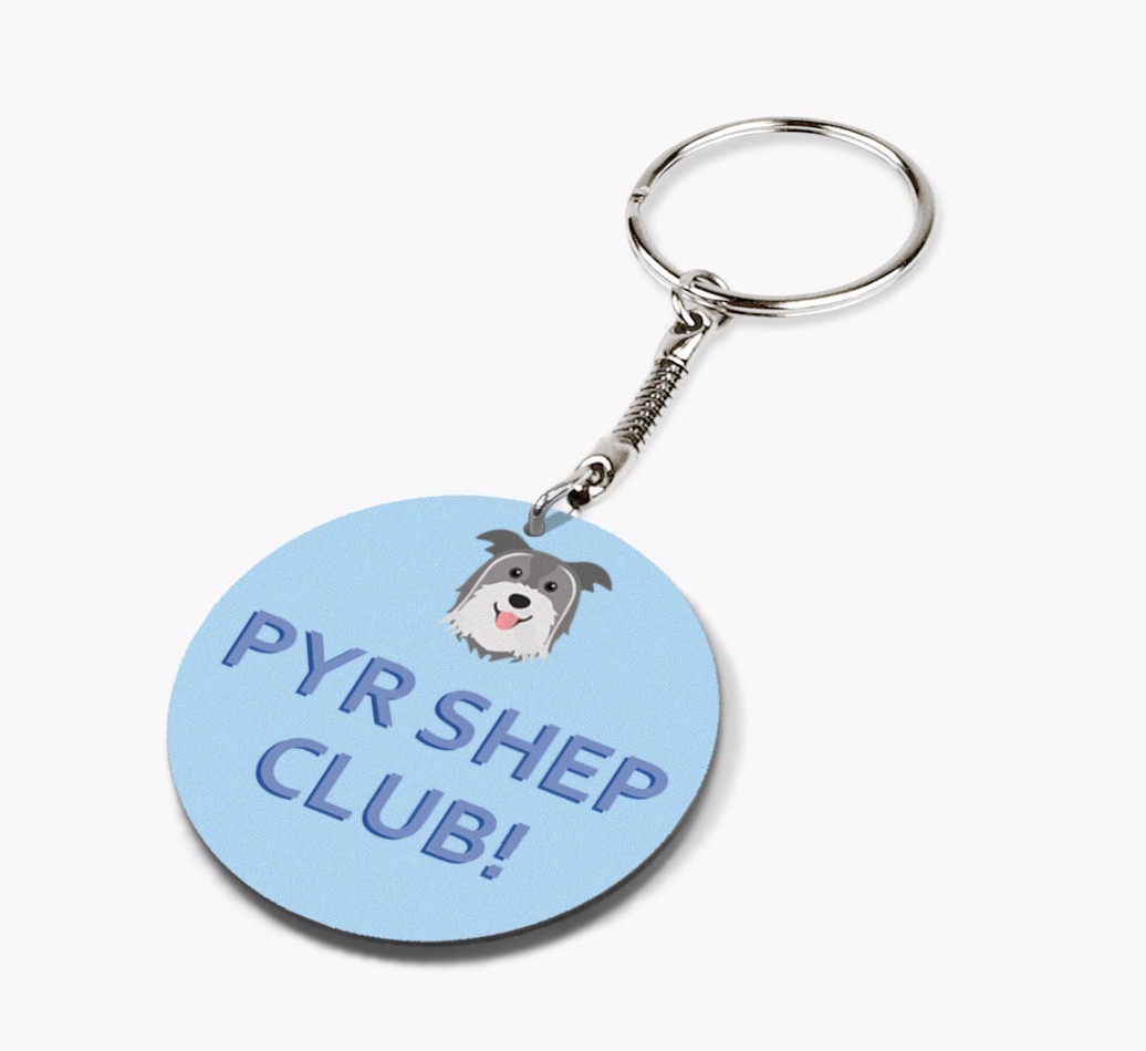 {breedShortName} Club: Personalized Double-sided keychain
