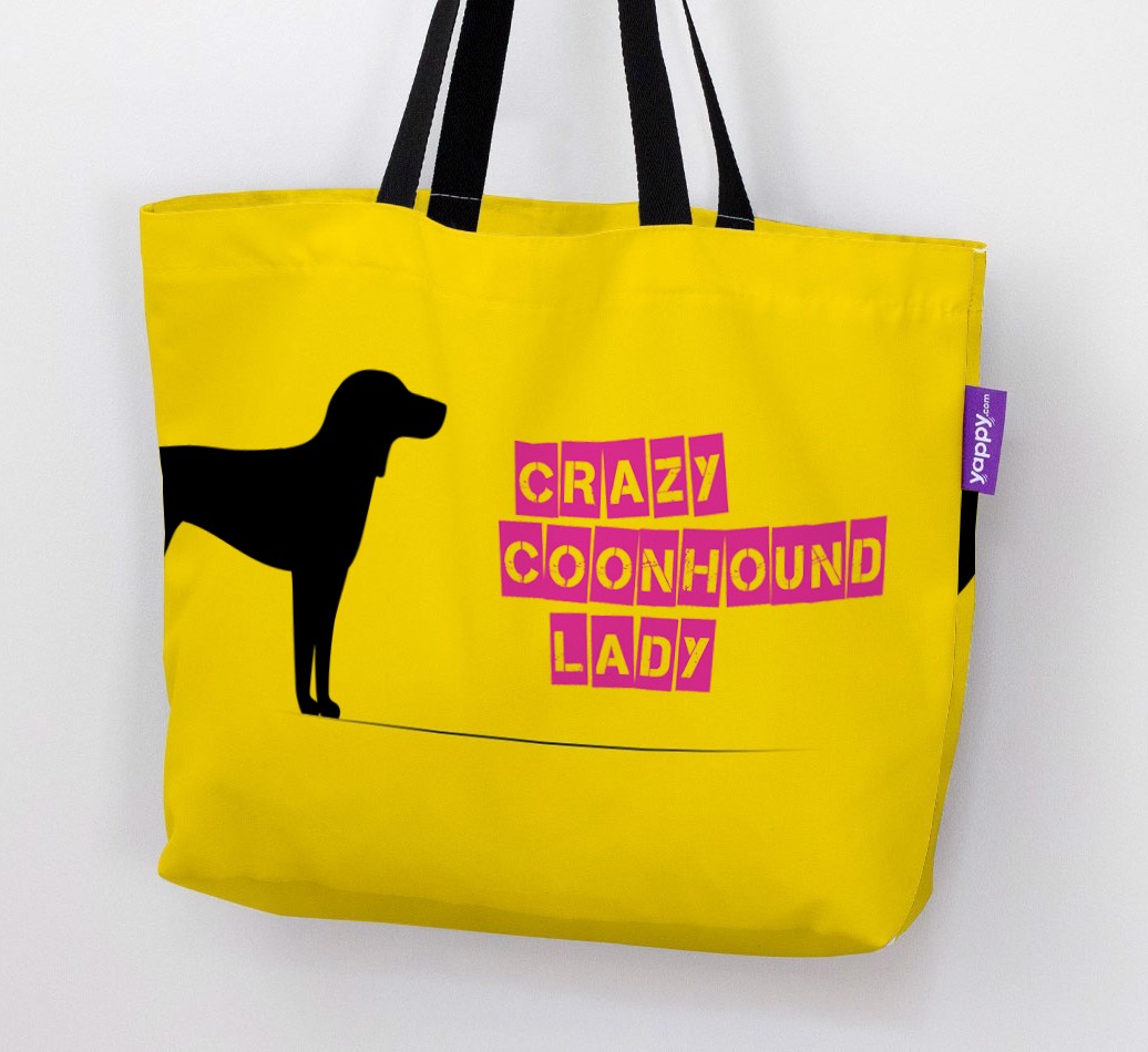 Crazy {breedShortName} Lady: Personalised Canvas Bag