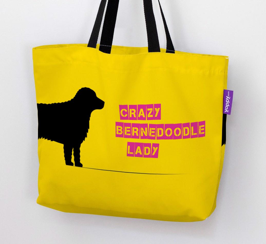 Crazy {breedShortName} Lady: Personalized Canvas Bag