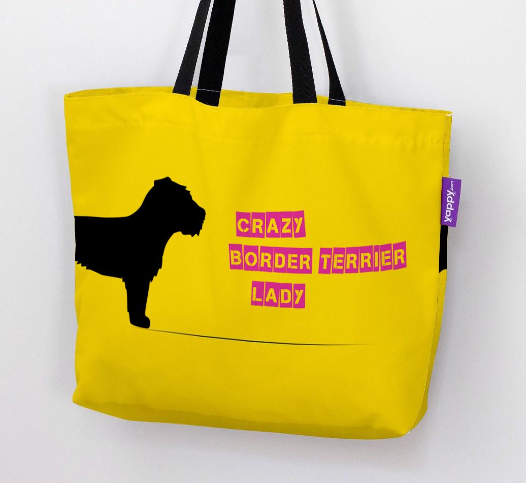 Crazy {breedShortName} Lady: Personalized Canvas Bag