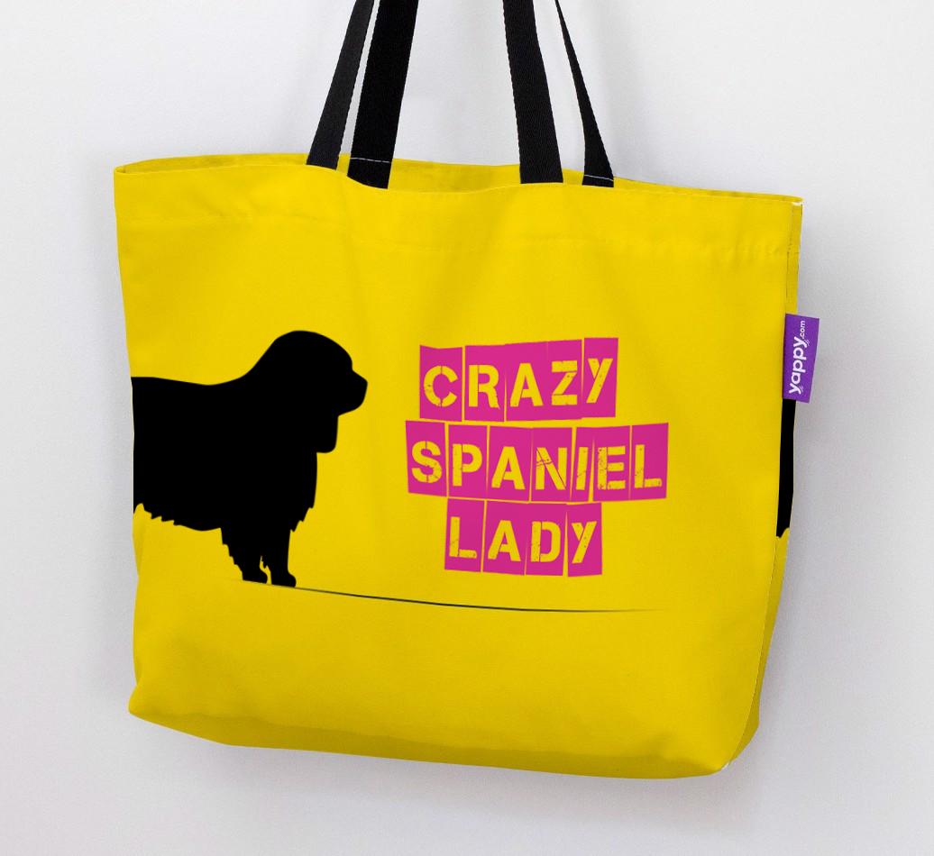 Crazy {breedShortName} Lady: Personalized Canvas Bag