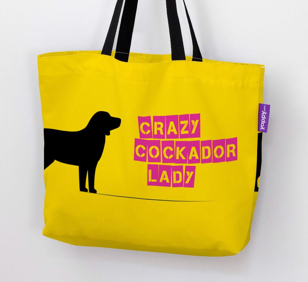 Crazy {breedShortName} Lady: Personalized Canvas Bag