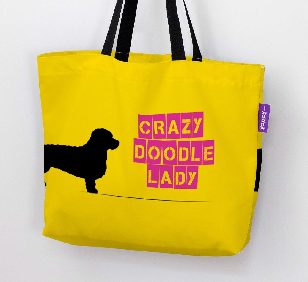 Crazy {breedShortName} Lady: Personalized Canvas Bag