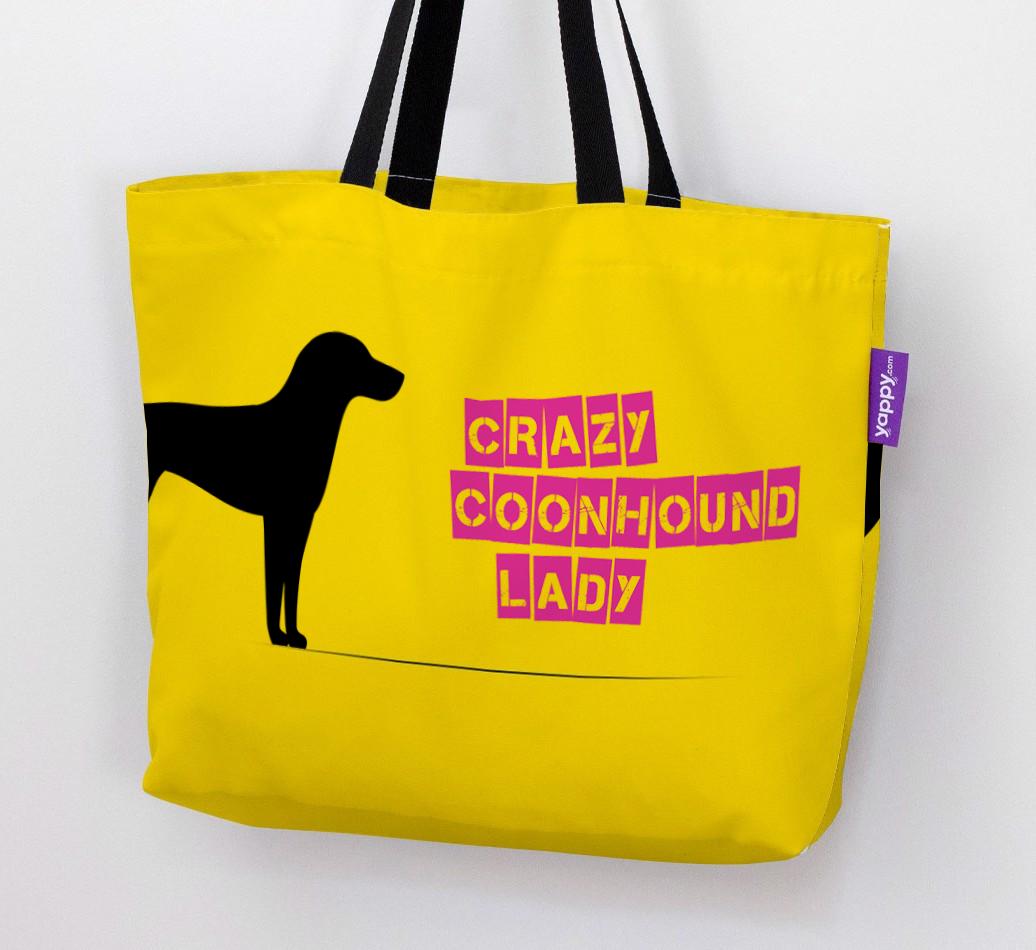 Crazy {breedShortName} Lady: Personalized Canvas Bag