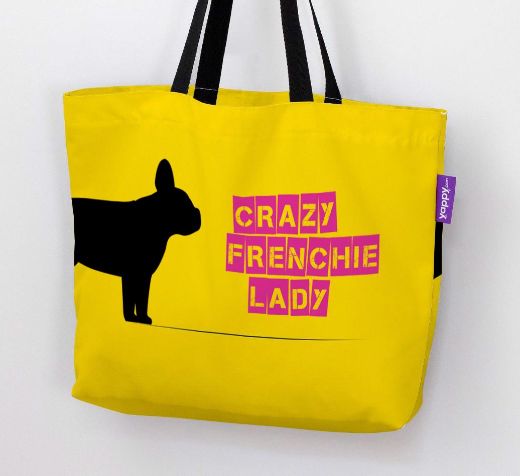 Crazy {breedShortName} Lady: Personalized Canvas Bag