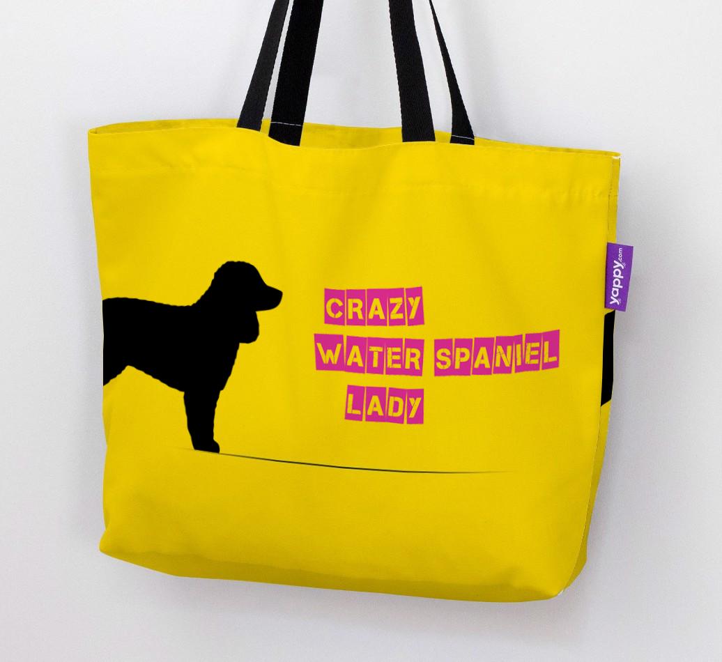 Crazy {breedShortName} Lady: Personalized Canvas Bag